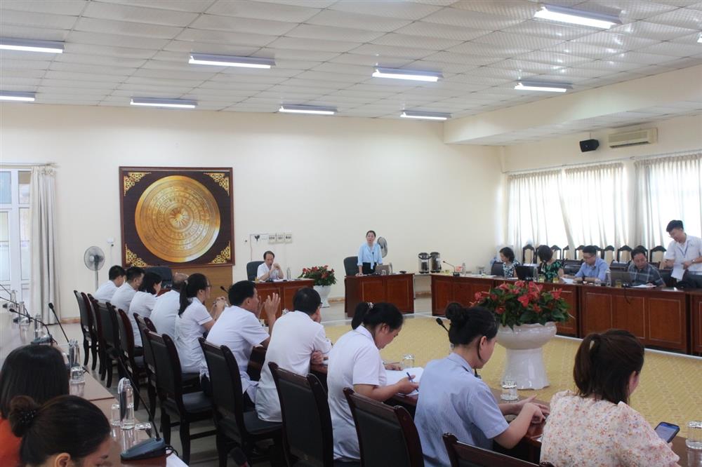 Bệnh viện Đa khoa tỉnh Hải Dương tiếp Đoàn đánh giá , giám sát hỗ trợ kỹ thuật kiểm soát nhiễm khuẩn của Cục quản lý khám chữa bệnh